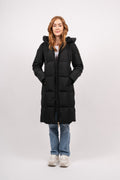 Nova Square Down Coat - Black