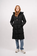 Nova Square Down Coat - Black