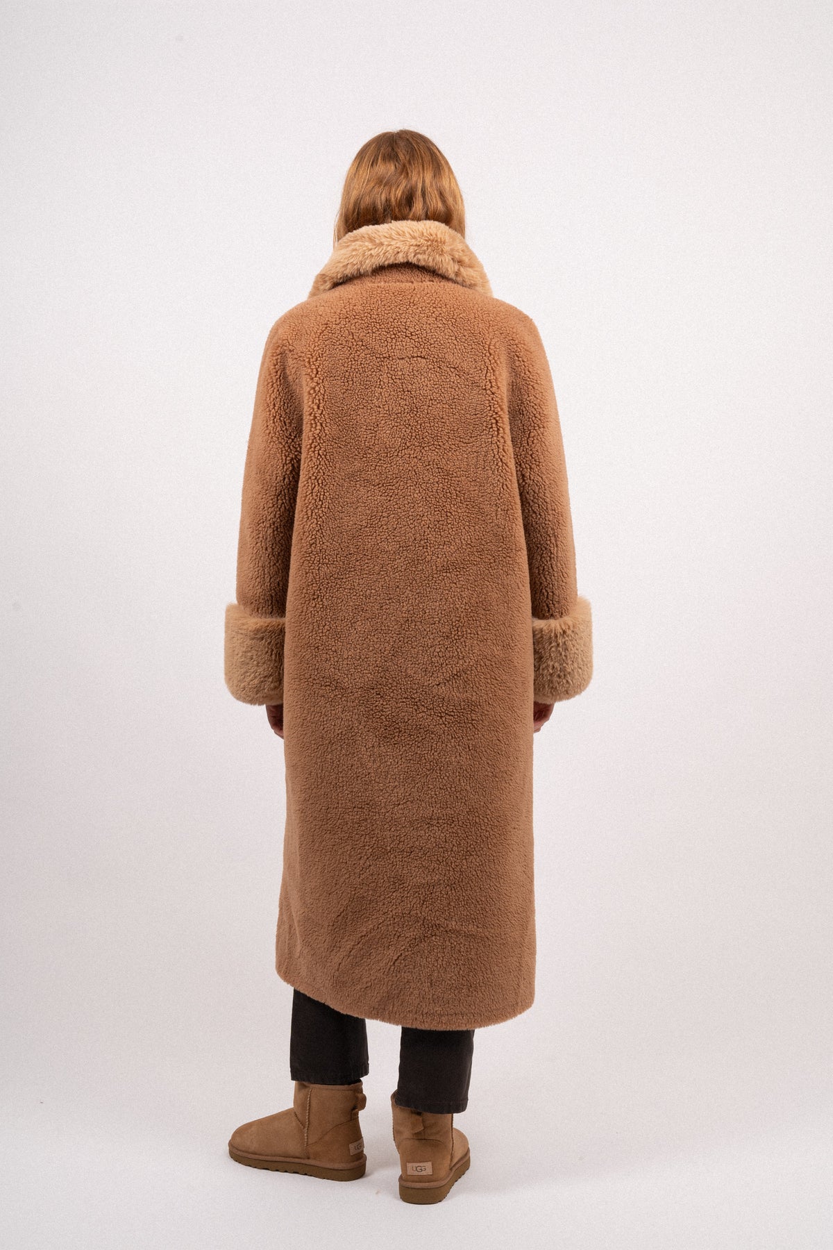 Fiona Wool Coat Long - Light Brown
