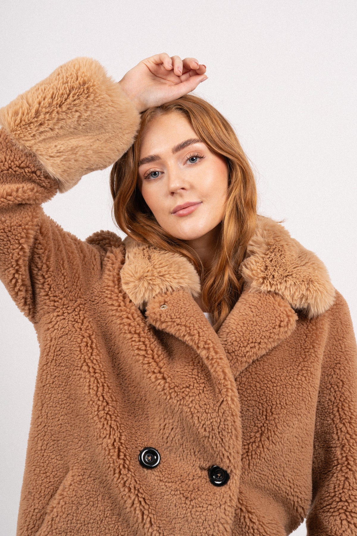 Fiona Wool Coat Short - Light Brown