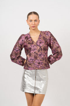 Paula Pink Lavender 3/4 Top - Pink Lavender