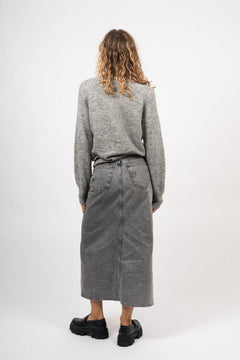 Zasha Hope Cardigan - Medium Grey Melange