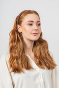 Solid Slim Beaded Hairbrace - Acorn Brown