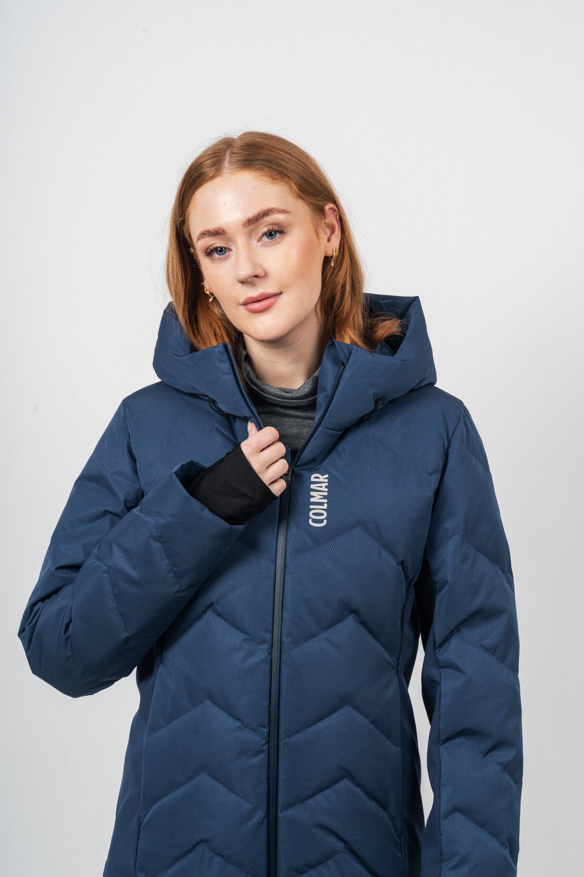 2806 Ladies Down Jacket - Airforce/Airforce