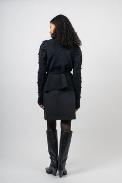 Talia Alpaca Cardigan - Black