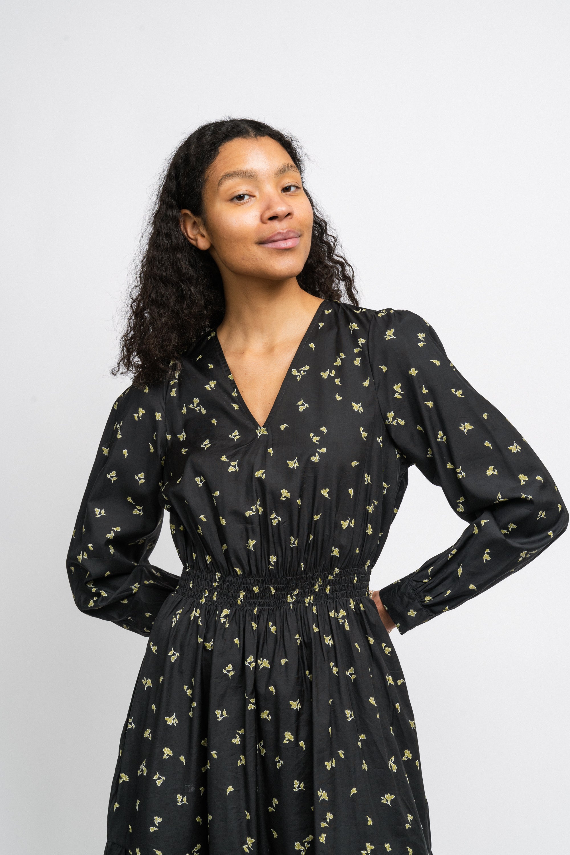 Karitta Setara Dress Aop - Willow Flower