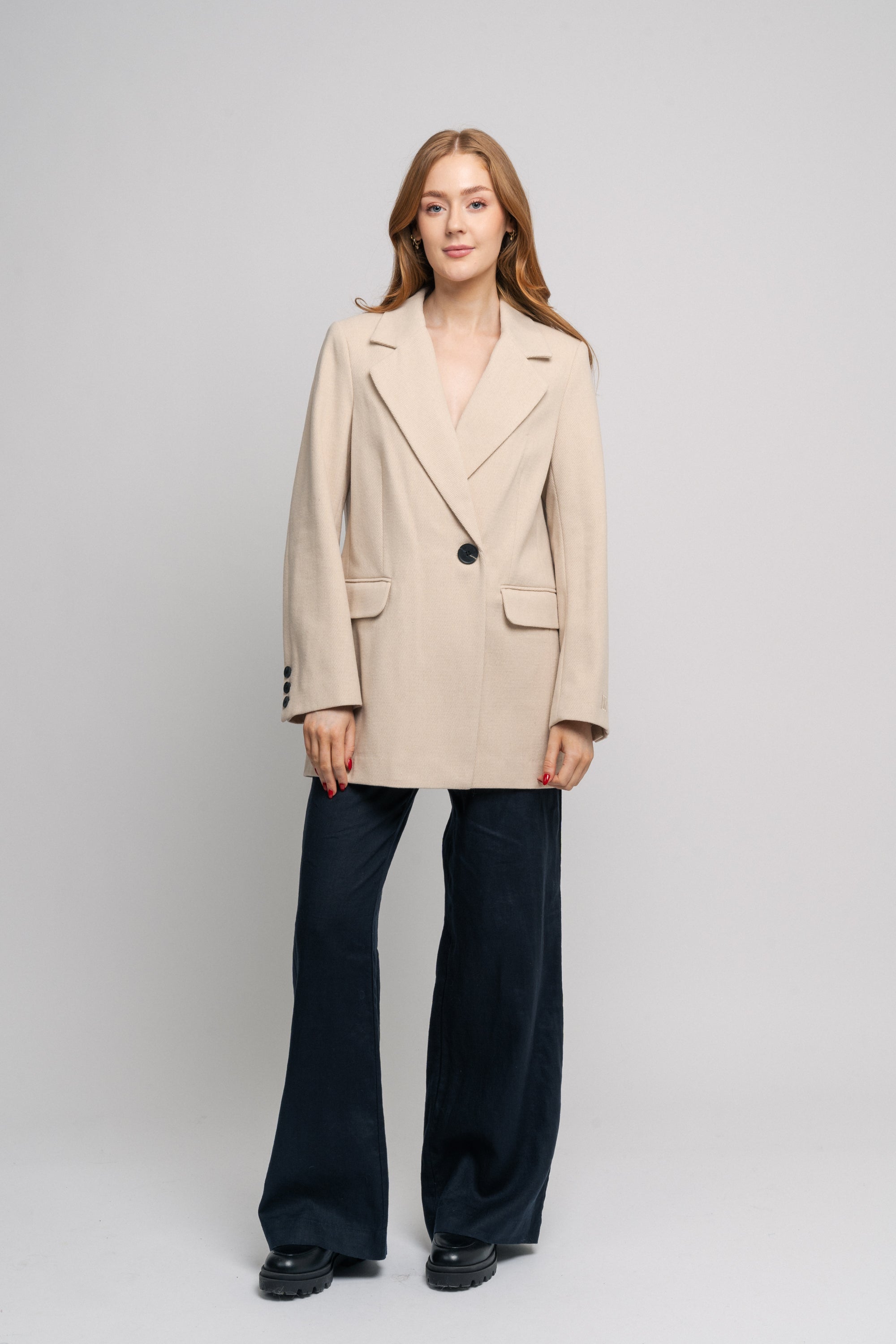 TaylahIW Blazer Coat - Haze Melange