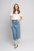 Liv Organic Logo Tee - White