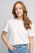 Liv Organic Logo Tee - White