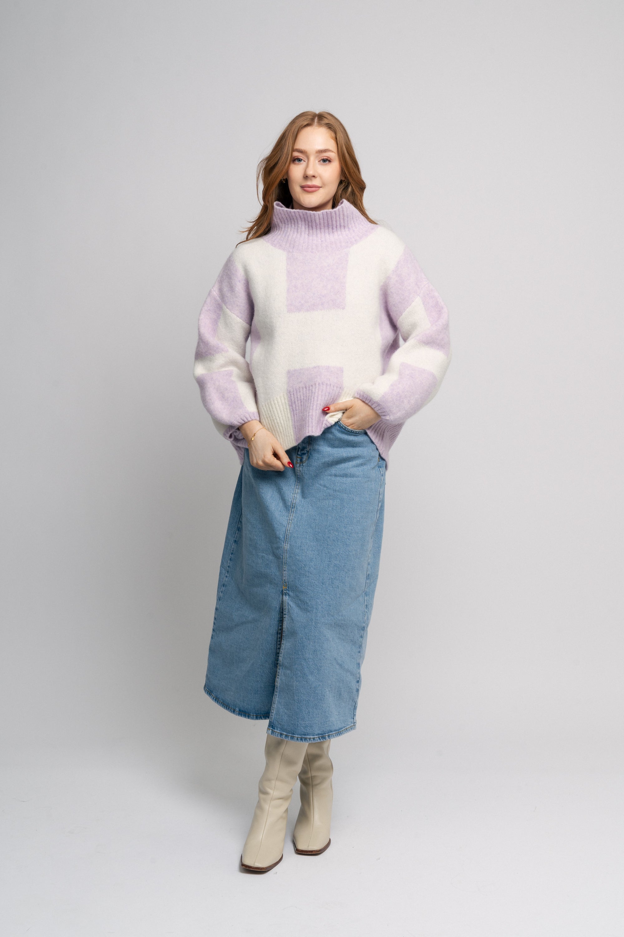 Isa Sweater - Orchid Ice
