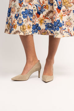 Alina Flex Pump - Pale Gold