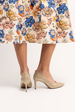 Alina Flex Pump - Pale Gold