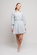 Laurelle Ladonna Skirt Aop - Chamb Blue Flw