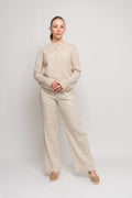 Structured Wool Cardigan - Buttermilk