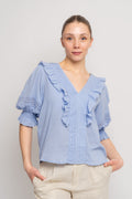 Caressa Top - Vista Blue