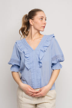 Caressa Top - Vista Blue