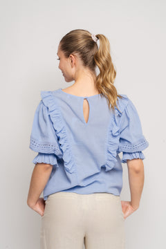 Caressa Top - Vista Blue