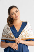 Lola Silk Scarf - Offwhite