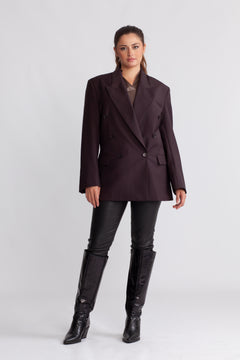 Girona Blazer - Aubergine