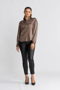 Leia Blouse - Nutmeg