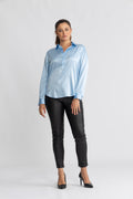 Leia Blouse - Light Blue