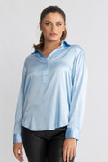Leia Blouse - Light Blue