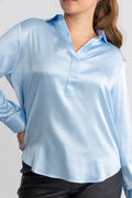 Leia Blouse - Light Blue