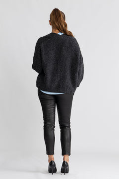 East Cardigan - Anthracite Chine
