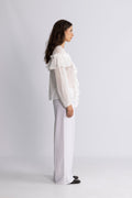 Frill Blouse - Offwhite