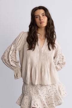 Coco Blouse - Pearl