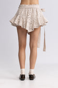 Coco Skirt Shorts - Pearl