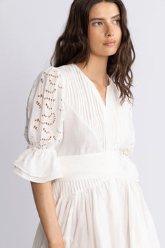 Coco Short Dress - Offwhite