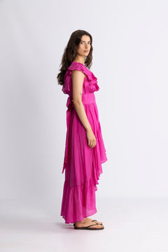 Wow Senorita Dress - Hot Pink
