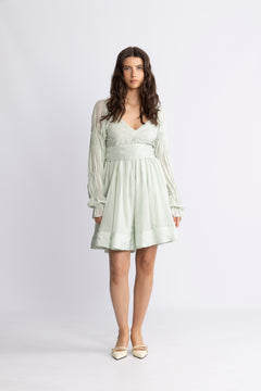 Wow Short Dress - Soft Pistachio