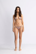 Amber Bel Bikini Top - Dusty Rose