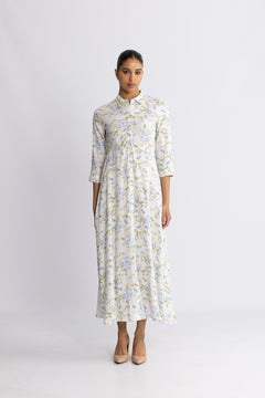 Yassavanna Long Shirt Dress S. - Star White