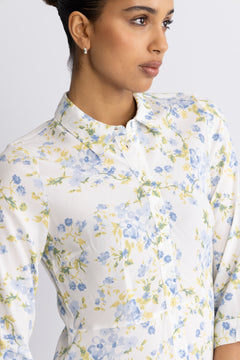 Yassavanna Long Shirt Dress S. - Star White