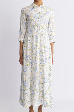 Yassavanna Long Shirt Dress S. - Star White