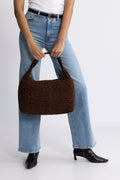 Big Dandy Braided Suede - Dark Brown W. Gold