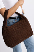 Big Dandy Braided Suede - Dark Brown W. Gold