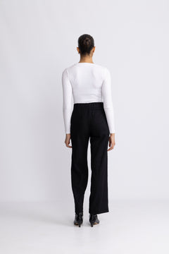 Tania-Rita Mw Wide Pant Noos - Black