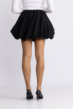 Mini Balloon Skirt - Black