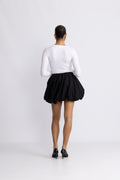 Mini Balloon Skirt - Black