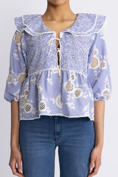 Sansa Shirt - Blue Mix