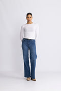 Betrina O Ls Top - Bright White