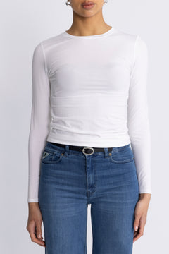 Betrina O Ls Top - Bright White
