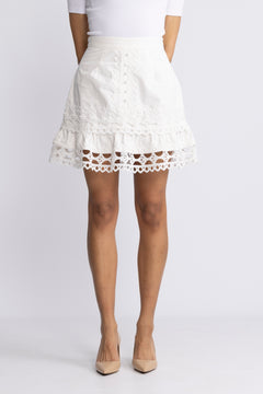 Yasyamina Hw Skirt - Star White