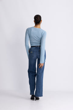 Adina Top Ls - Blue