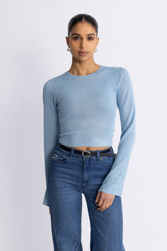 Adina Top Ls - Blue
