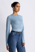 Adina Top Ls - Blue